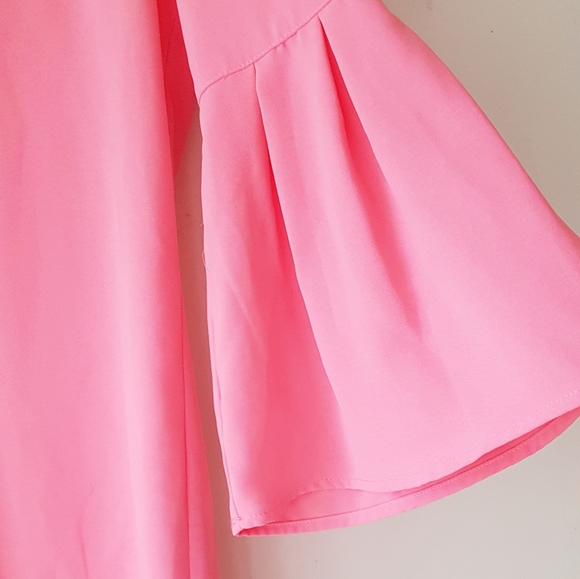 H&M Pink Bell Sleeve Shift Dress - Picture 4 of 7